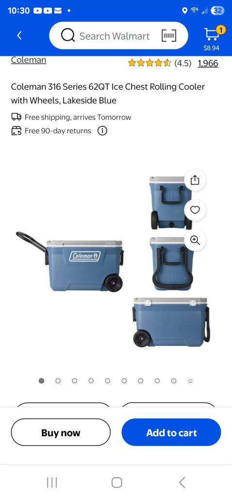 Cooler with wheels such as the one in the photo are allowed inside the waterpark. Credit: Prescilla Paredez via Facebook