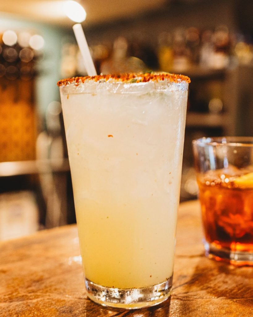 Check out their signature Cucumber Margarita, a playful take on a spicy and refreshing drink. Credit: Gruene River Grill via Facebook