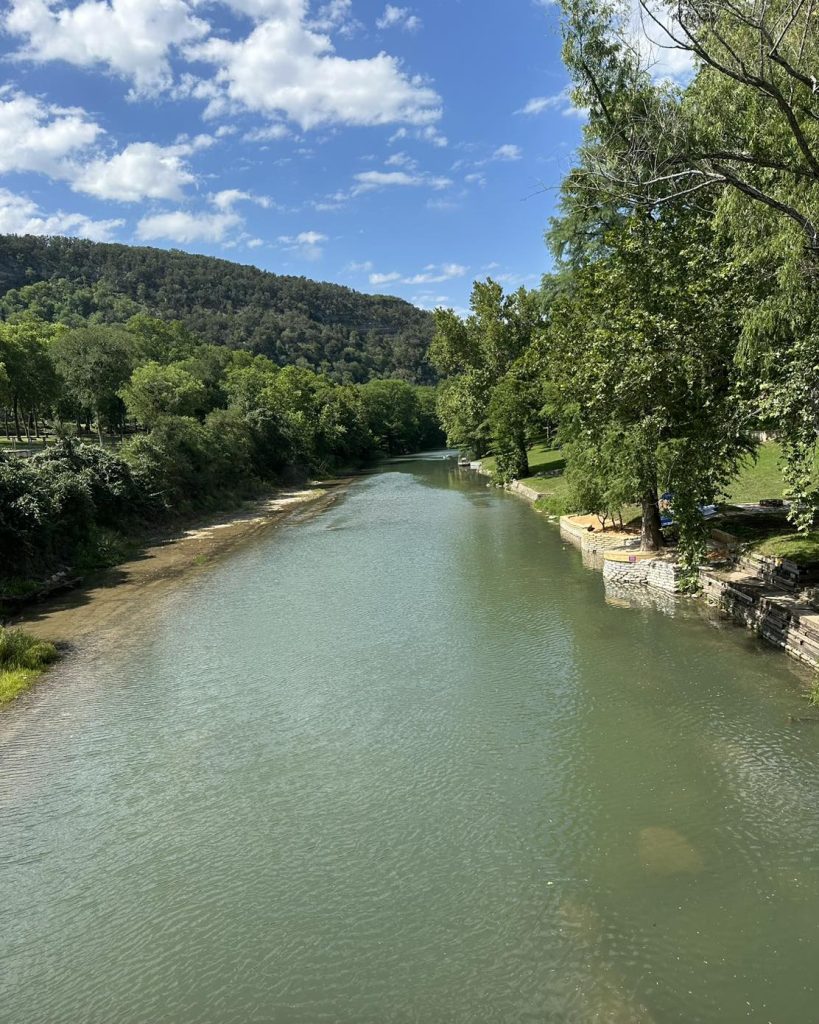 The Guadalupe River, home to some of the best tubing routes and outfitters around. Credit: @littleponderosariveroutfitters via Instagram