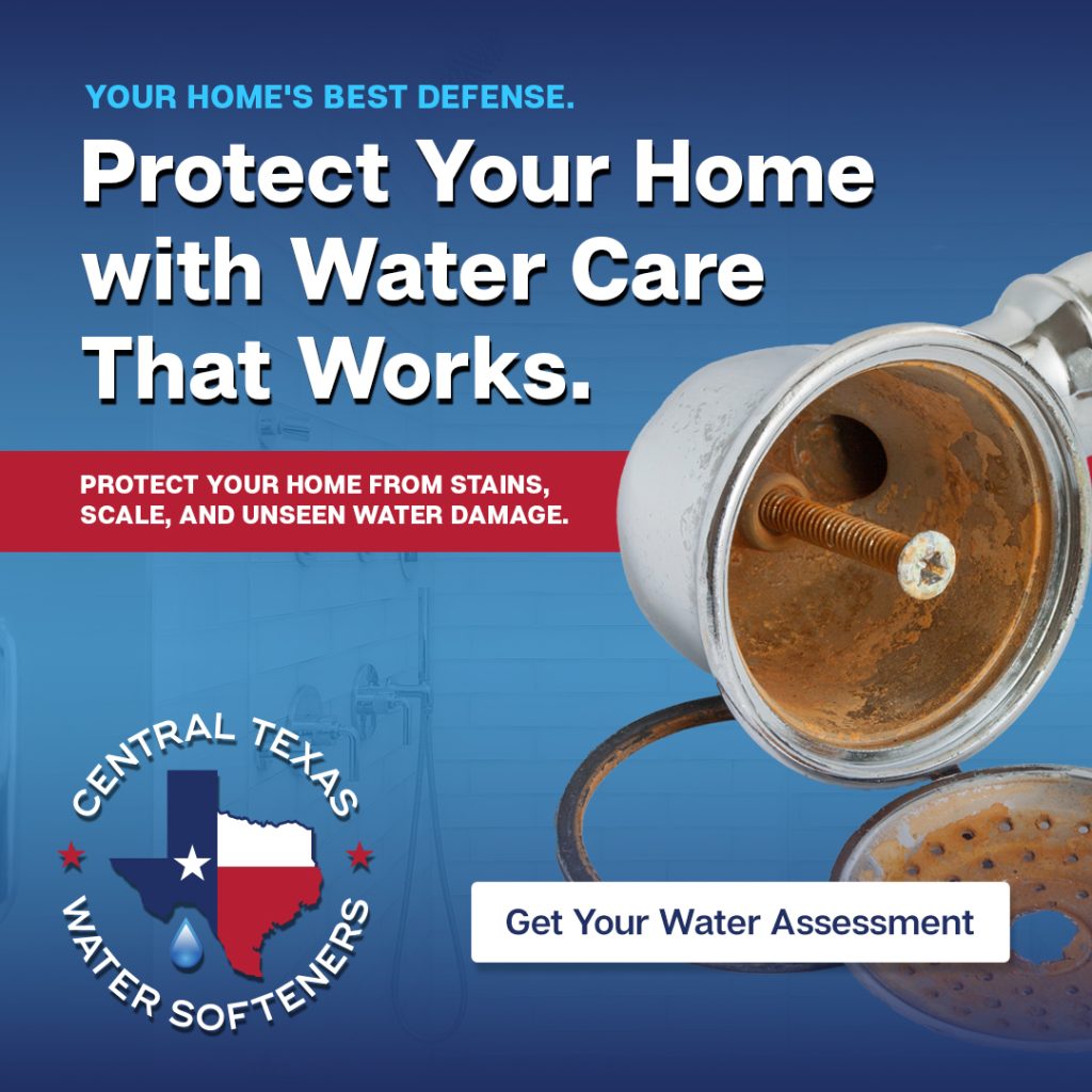 Hard water causes damage to appliances, which is often unseen. This company offers “water care that works.” Credit: Central Texas Water Softeners via Facebook