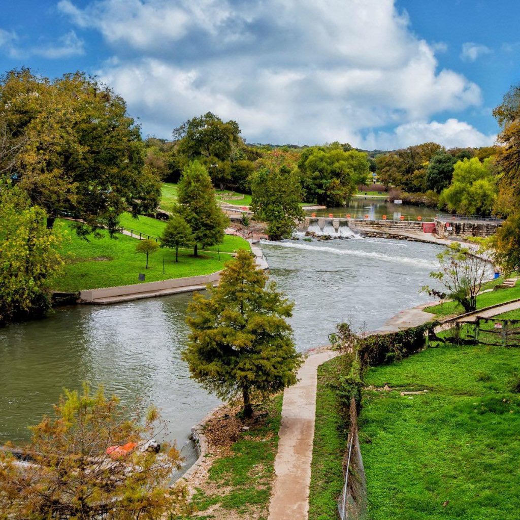 A view of the river from the Landa Park. Credit: @landafalls via Instagram