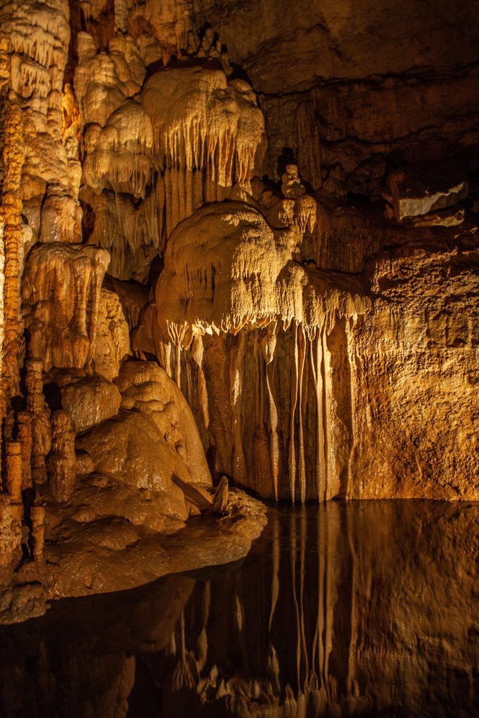 One of the breathtaking formations within Natural Bridge Caverns. Credit: Reddit user via r/sanantonio