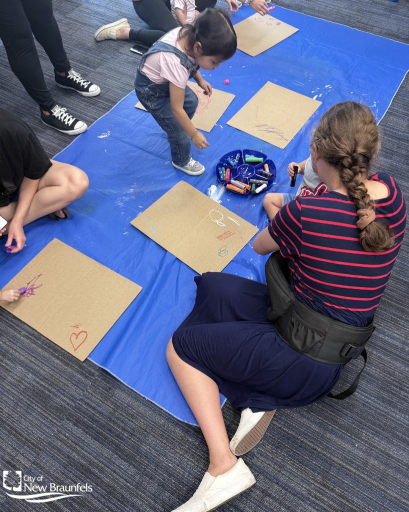 The New Braunfels Public Library often hold events for everyone. They recently had a sensory playtime for toddlers. Credit: @nbpltx via Instagram 