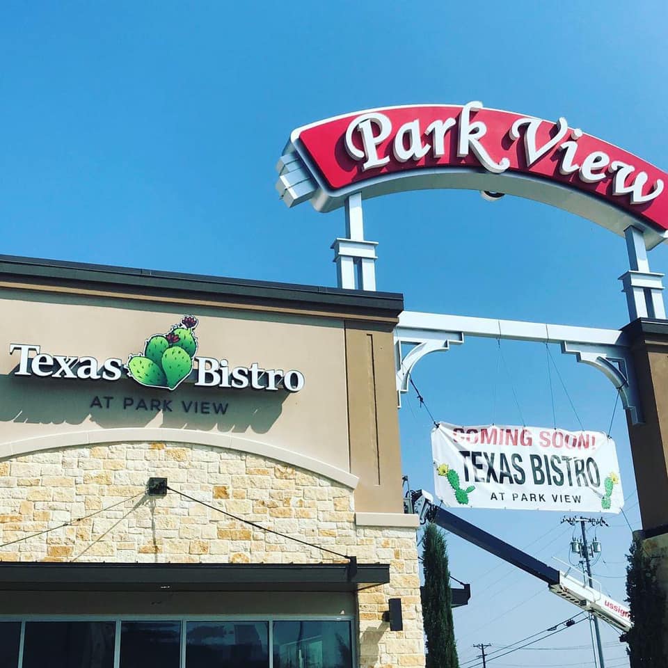Texas Bistro’s storefront at Park View Plaza. Credit: Texas Bistro at Park View via Facebook