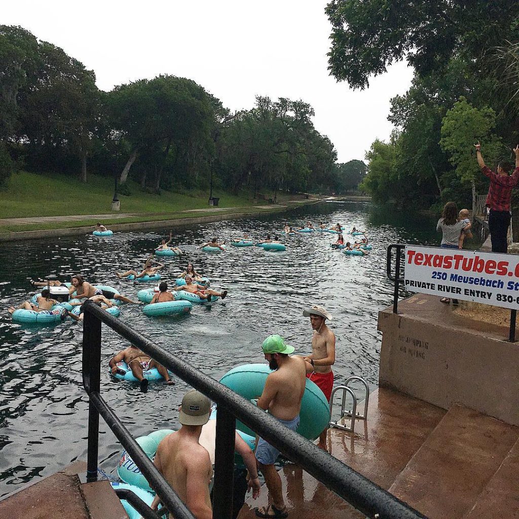 Texas Tubes keeping the good times rolling on the river. Credit: @texas_tubesnb via Instagram