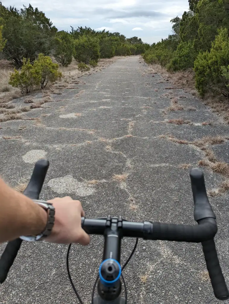 Pedaling through the paths of Madrone Trail. The ride is as good as the views. Credit: Reddit user via r/gravelcycling