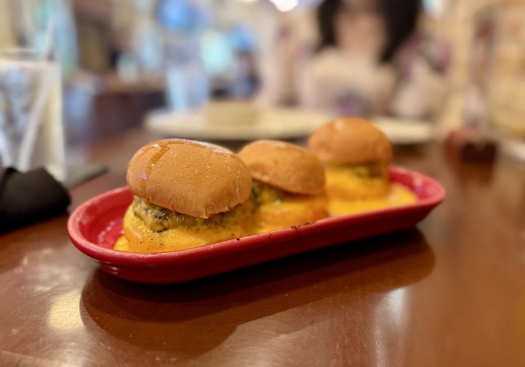 Sliders done right at Mozie’s: juicy, cheesy, and ready to enjoy. Credit: u/stacksandos via r/sandos