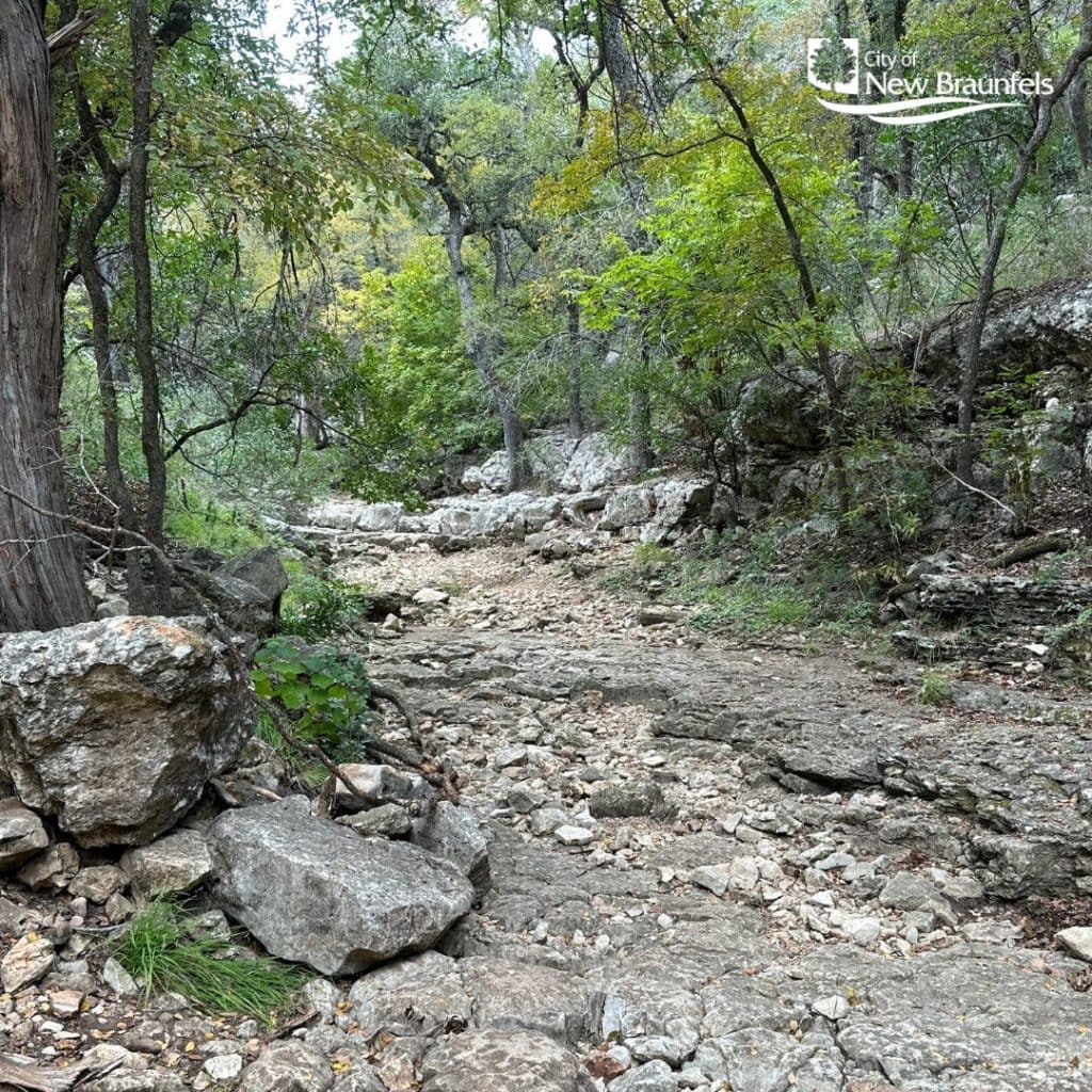 The rocky pathways of Panther Canyon Trail offer a rugged, scenic trek perfect for hikers who love a bit of adventure. Credit: @nbparksandrec via Instagram