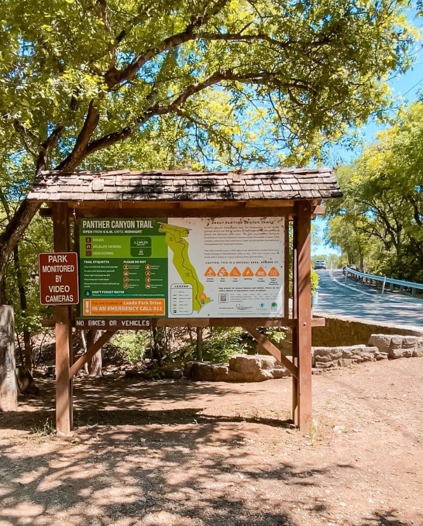 Essential guidance for exploring Panther Canyon Trail, from trail length to terrain notes. Credit: @texastravelawards via Instagram