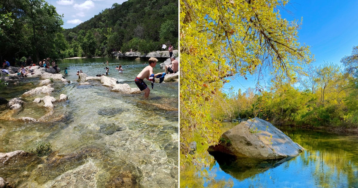 This Austin Waterfall Hike Is Perfect For Cool January Days