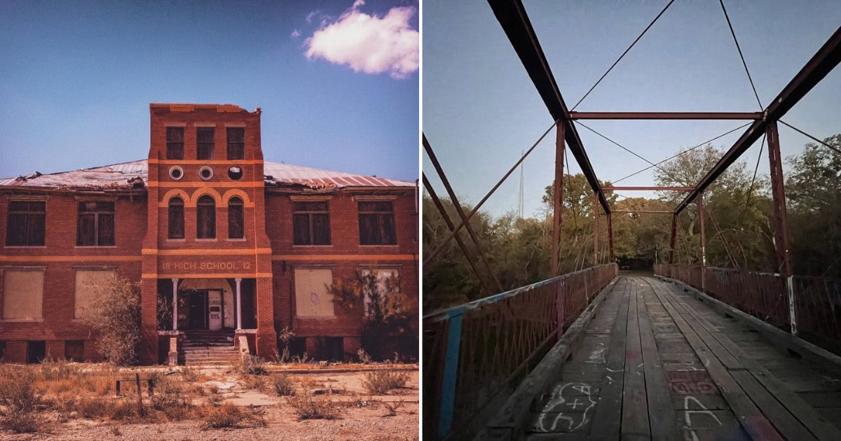 10 Creepiest Abandoned Places Nature Is Taking Back in Texas