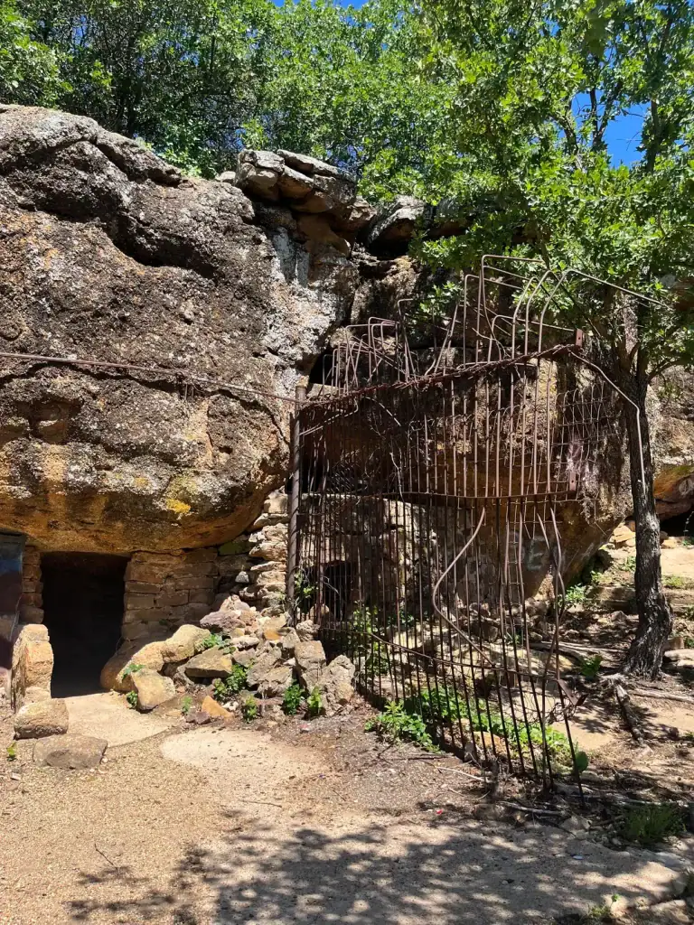 Rusting gates and remnants hint at the forgotten past of Old Trail Zoo in Cisco, a ghost of childhood adventures long gone. Credit: Reddit user via r/hiking