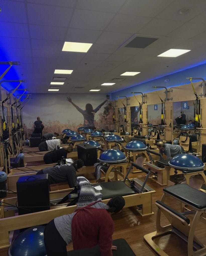 Club Pilates’ “Restore & Reset” class focuses on flexibility, balance, and mindful mobility. It's an excellent low-impact option for older adults looking to stay active without strain. Credit: @clubpilates_ardsley via Instagram