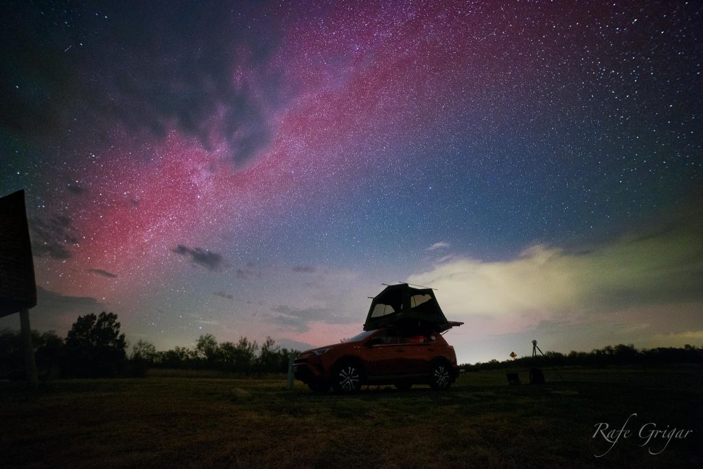 A sky full of stars over Copper Breaks State Park, perfect for stargazing in Texas. Credit: Rafe Grigar via Facebook