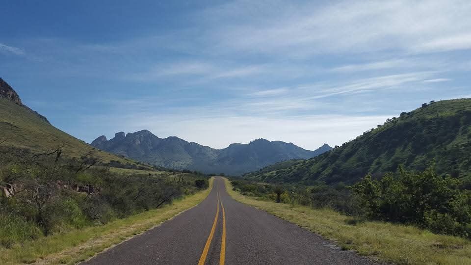 The road through Davis Mountains State Park climbs toward McDonald Observatory, offering one of Texas’s most scenic mountain drives. Credit: Scott Connell via Facebook