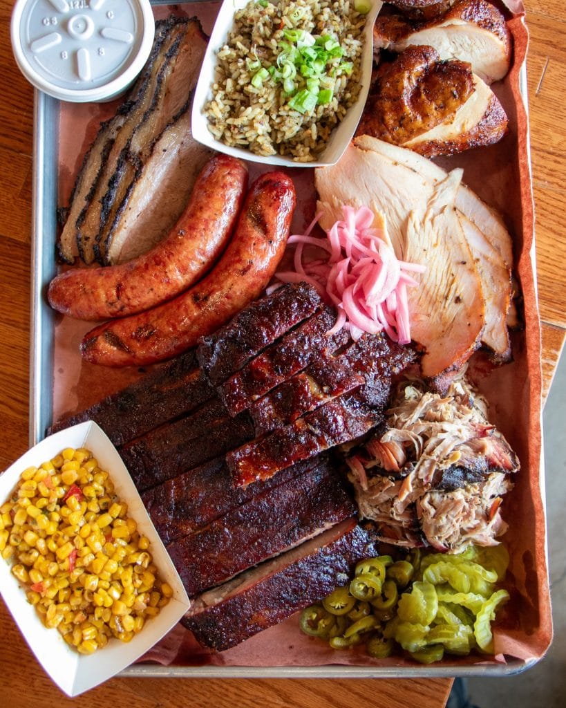 From ribs to brisket to sausage, Gatlin’s BBQ serves a hearty feast with all the sides. Credit: @kevinsbbqjoints via Instagram