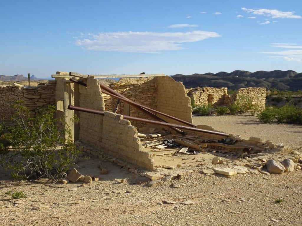 Crumbled adobe walls and sun-bleached ruins tell the story of Terlingua’s mining past — a hauntingly beautiful ghost town in the heart of West Texas. Credit: u/Birdy_Cephon_Altera via r/texas