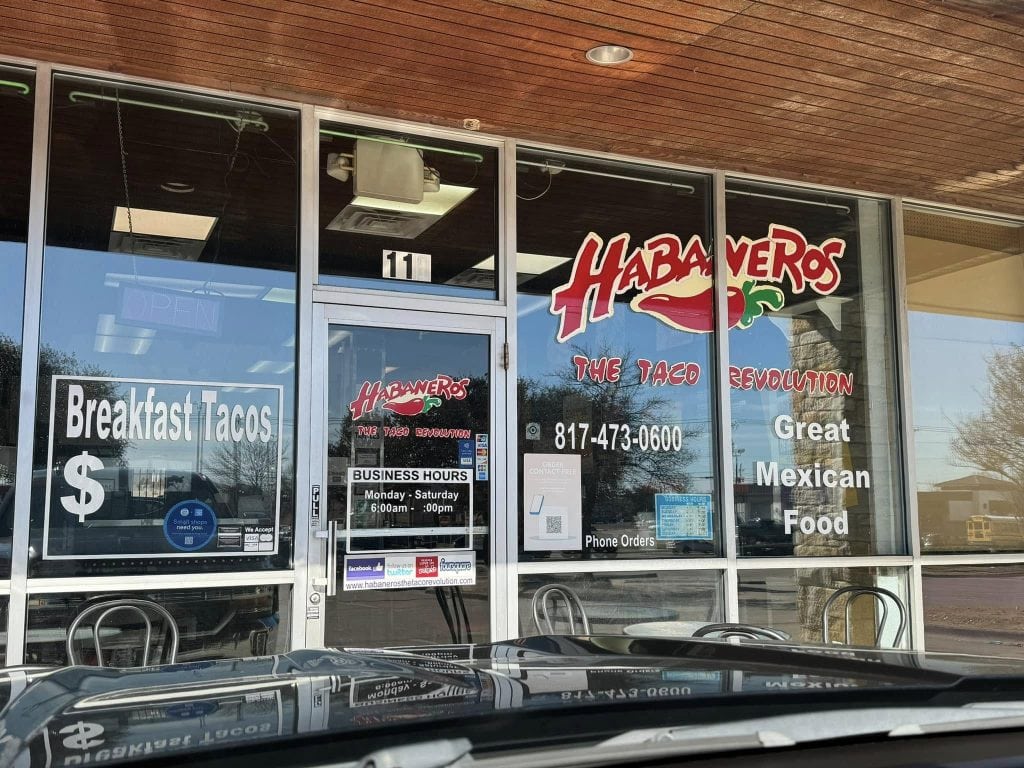 Habanero The Taco Revolution, tucked inside a gas station because Texas tacos don’t need fancy addresses. Credit: Tommy Deere via Facebook