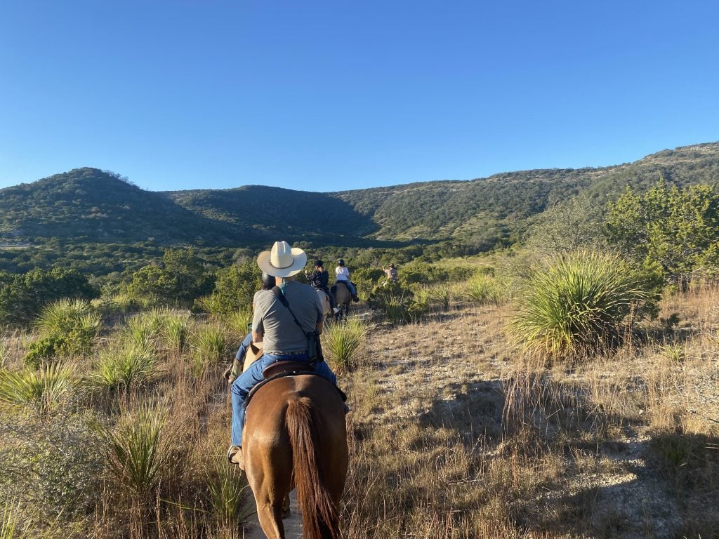 From first-timers to seasoned riders, exploring the Hill Country on horseback is a scenic and family-friendly adventure that showcases the region’s natural charm. Credit: Reddit user via r/texas