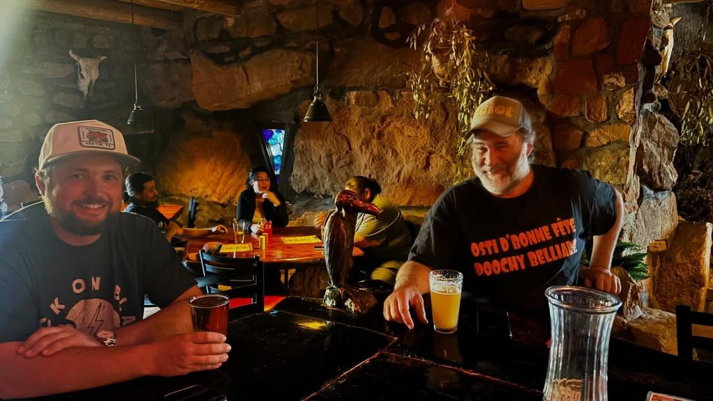 La Kiva’s cave interior provides a unique backdrop for catching up over drinks. Credit: @la_kiva_terlingua via Instagram