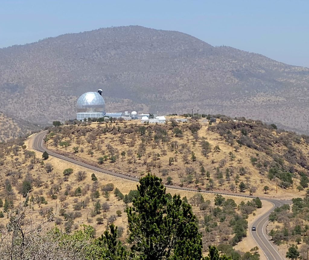 Perched on Mount Locke, McDonald Observatory offers sweeping, drive-up views across the rugged Davis Mountains. Credit: Larry Everitt via Facebook