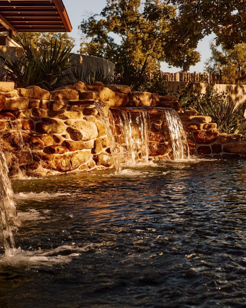 One of the peaceful soaking spots at Ottine Mineral Springs. Credit: @ottine_mineral_springs via Instagram