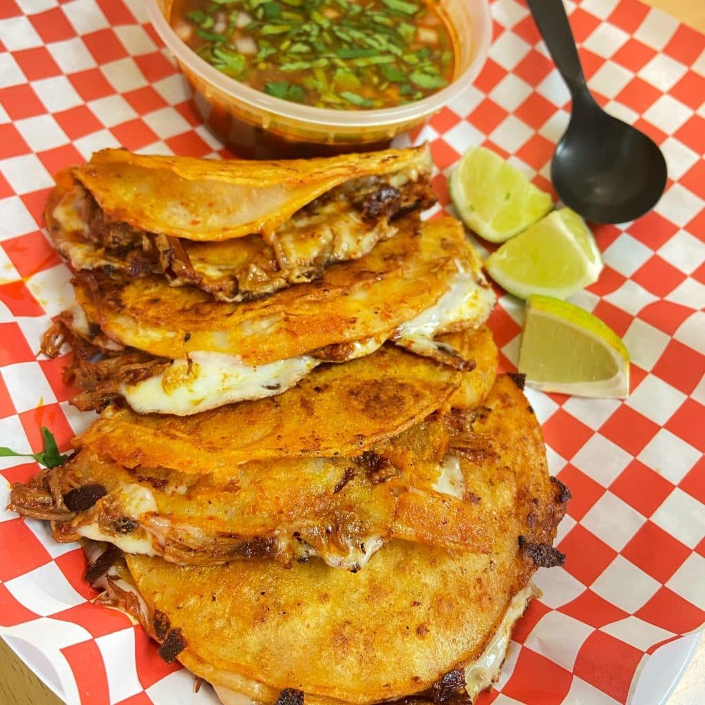 From breakfast burritos to savory birria tacos, Rayo’s Taqueria proves its Tex-Mex game is strong. Credit: @rayos_taqueria via InstagramC