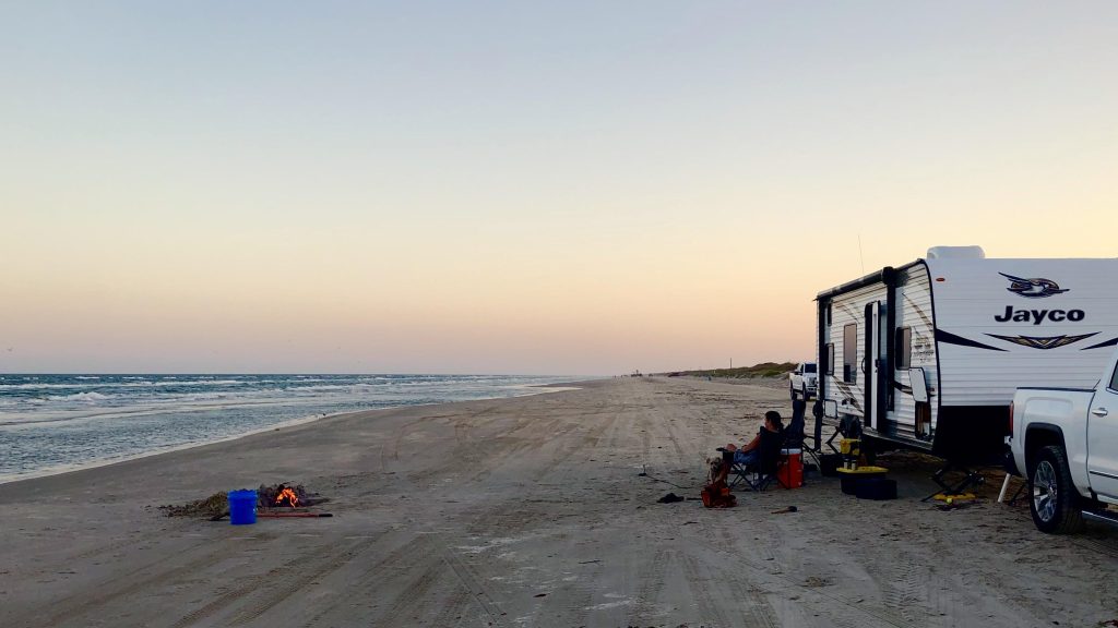 From sunrise coffee to sunset strolls, RV camping along the Texas coast offers relaxed days by the water, fresh seafood, and wide-open spaces perfect for slow travel. Credit: u/dsch3ll via r/GoRVing