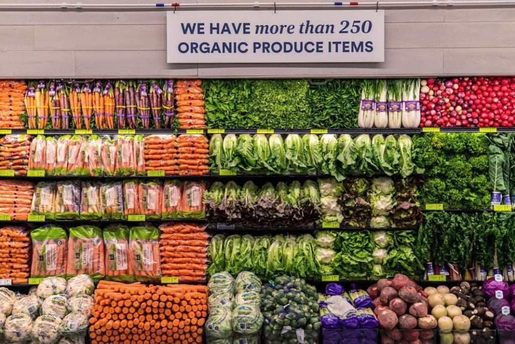 Fresh and neatly arranged — the produce section at Whole Foods Market, a go-to grocery destination across the U.S. Credit: @wholefoods via Instagram