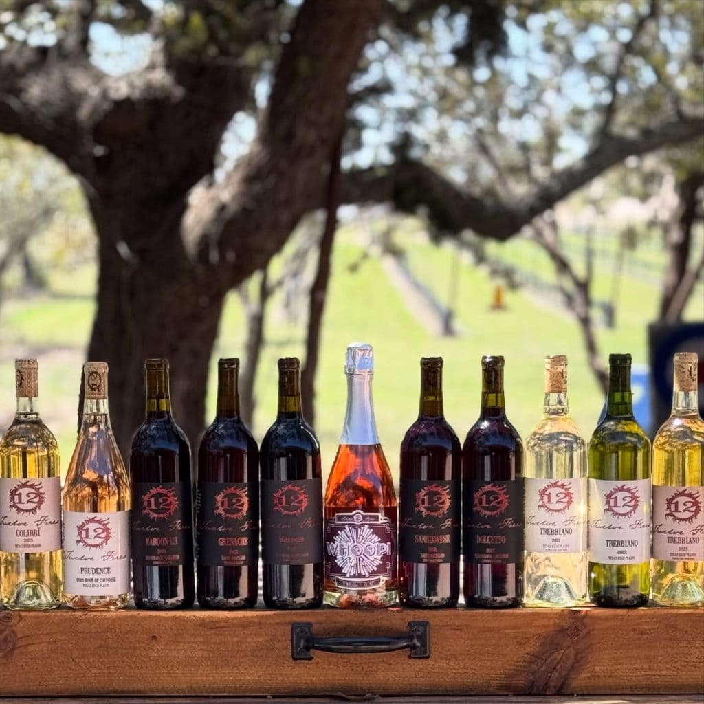 From bold reds to crisp whites, 12 Fires Winery offers a variety of handcrafted wines. Credit: @12fireswinery via Instagram