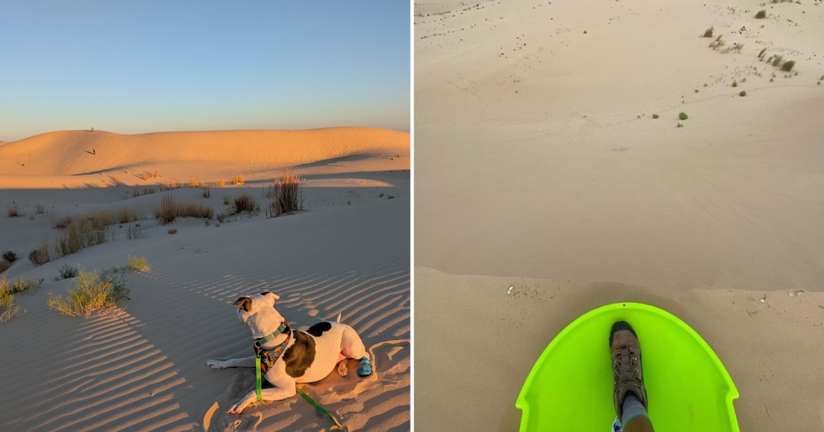 This Hidden Gem in Texas Has Sand Dunes You Can Sled Down