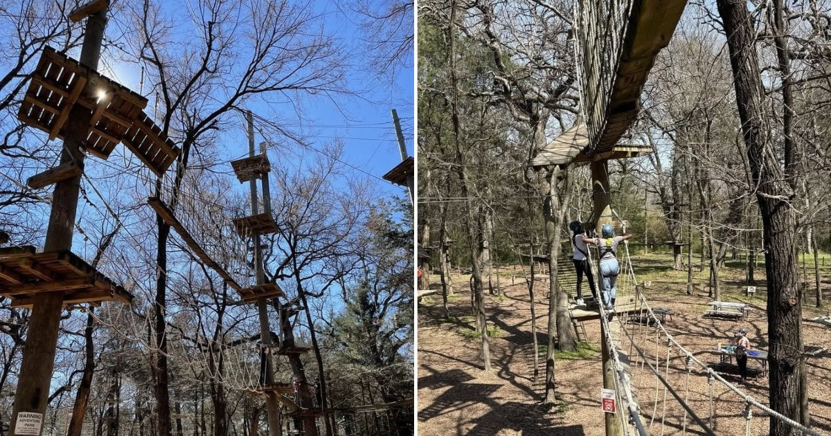This Secret Canopy Walk in Texas Is 50 Feet Above the Ground
