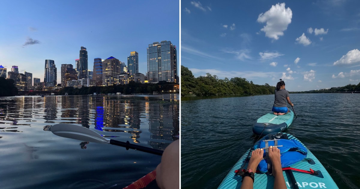 This Secret Paddleboarding Lake in Texas Has Glass-Like Water