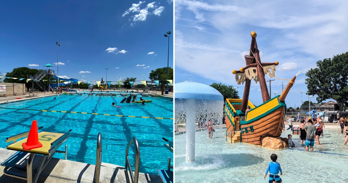 This Secret Pool in Texas Has a 23-Foot Pirate Ship Water Playground
