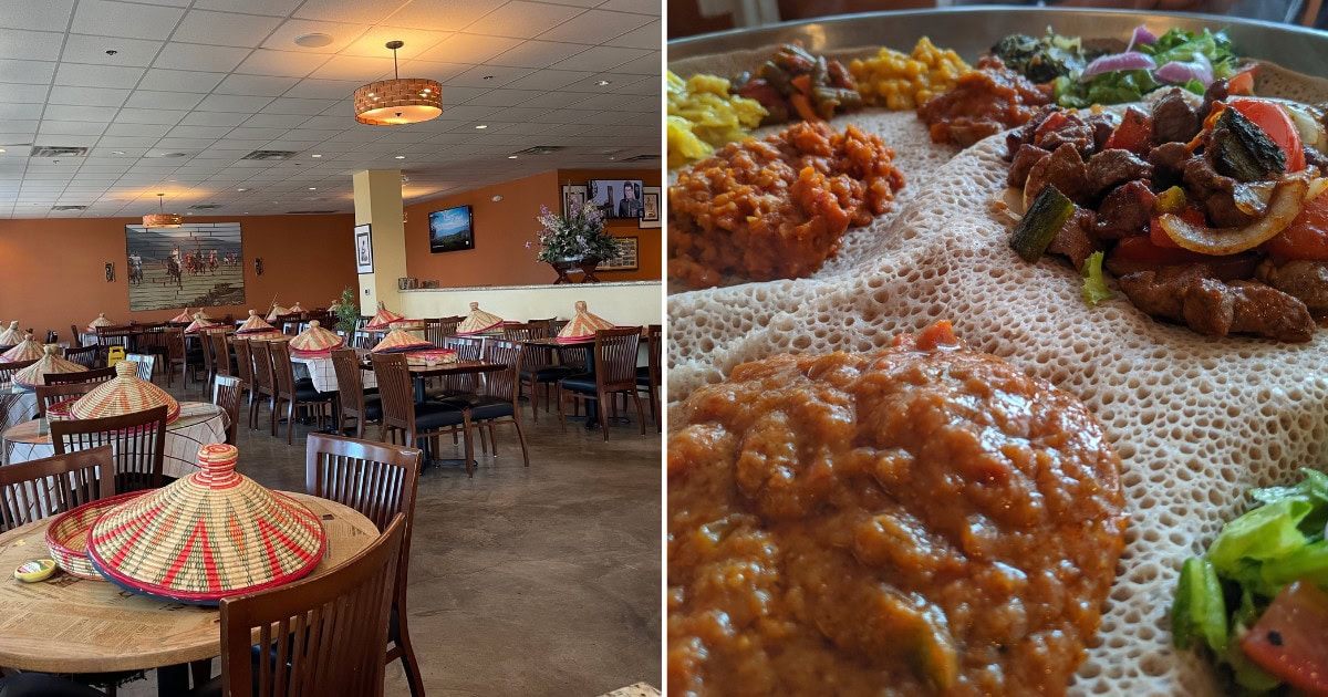 Scoop Your Dinner With Injera At This Secret Ethiopian Restaurant