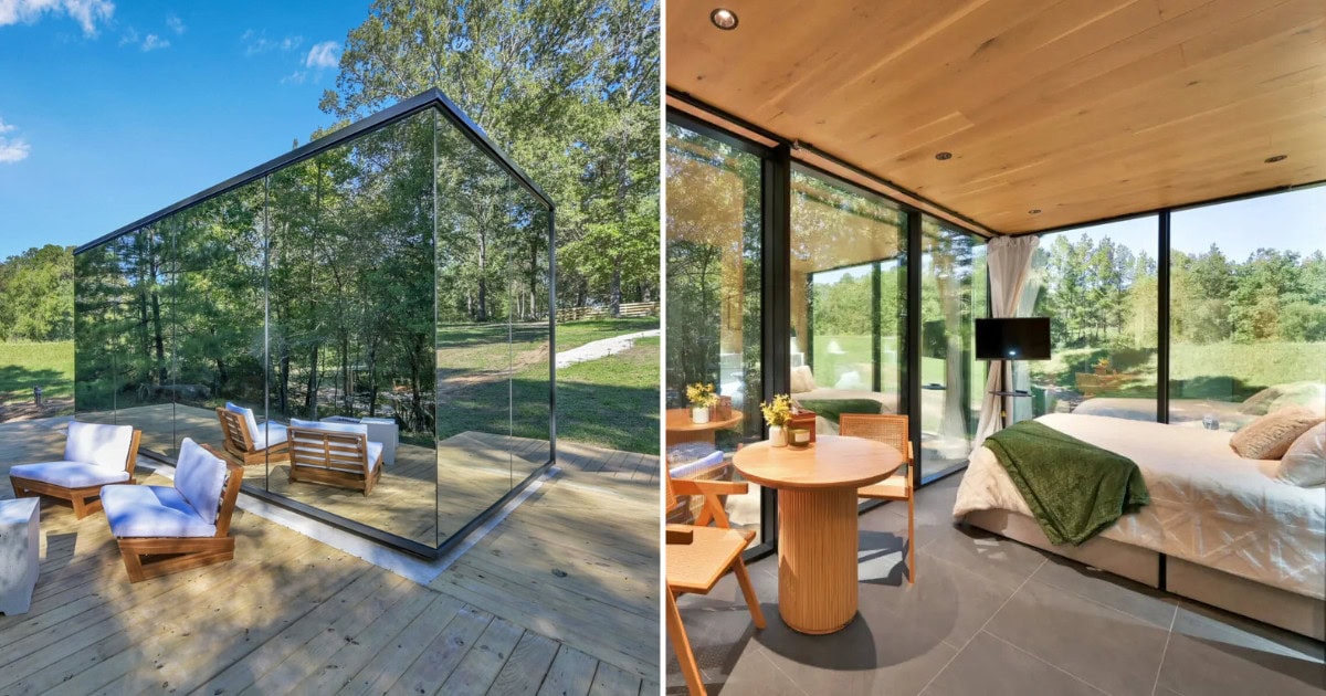 Sleep in This Mirror House Rental Cabin and Be Surrounded by Nature