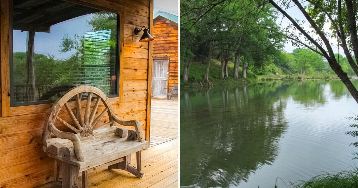 This Hill Country Retreat Has 19 Cabins Overlooking the Guadalupe