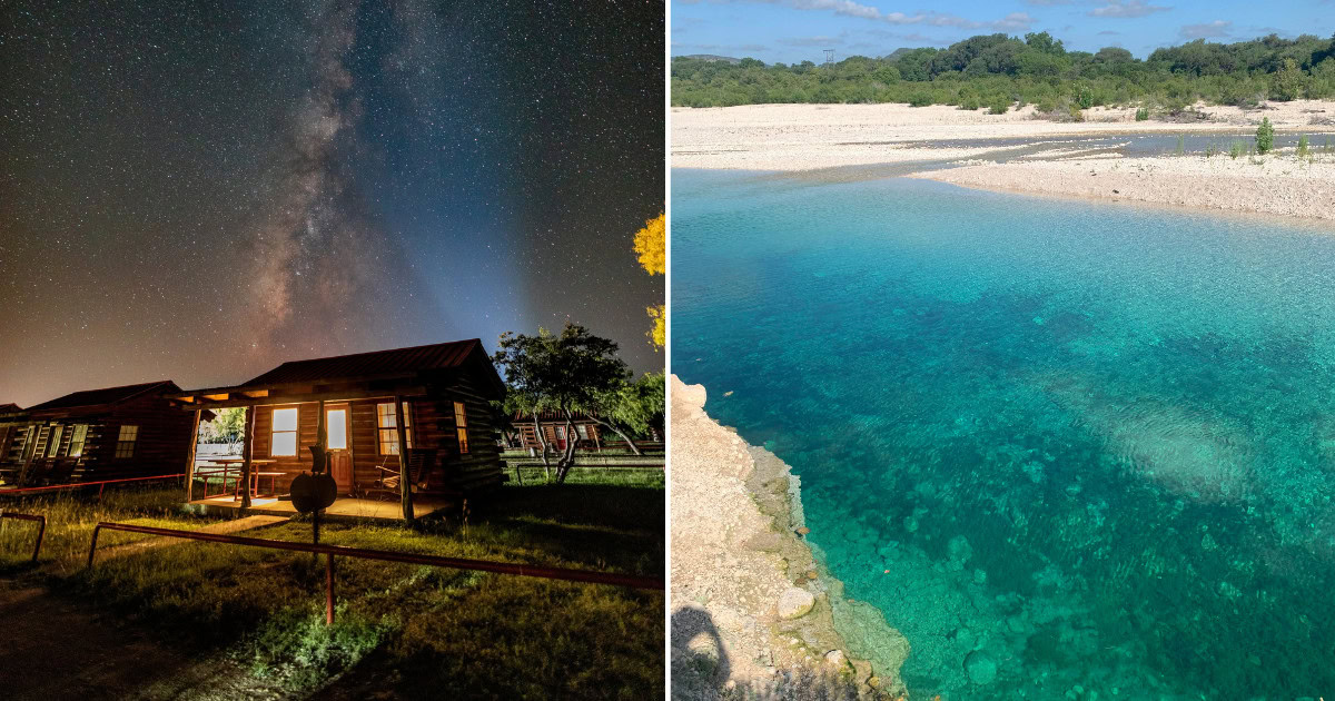 Texas Hidden Gem: Camping Resort Along a Crystal-Clear River