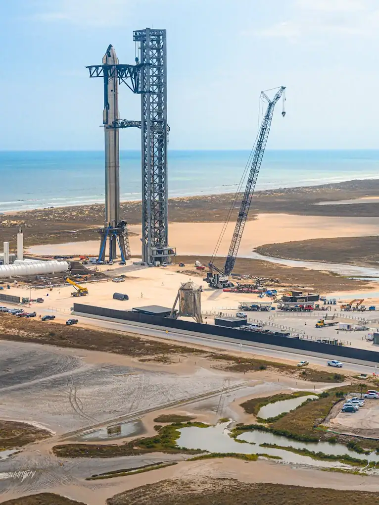 Brownsville’s SpaceX launch facility highlights the city’s role in pioneering space exploration. Credit: Alexandru Amaran