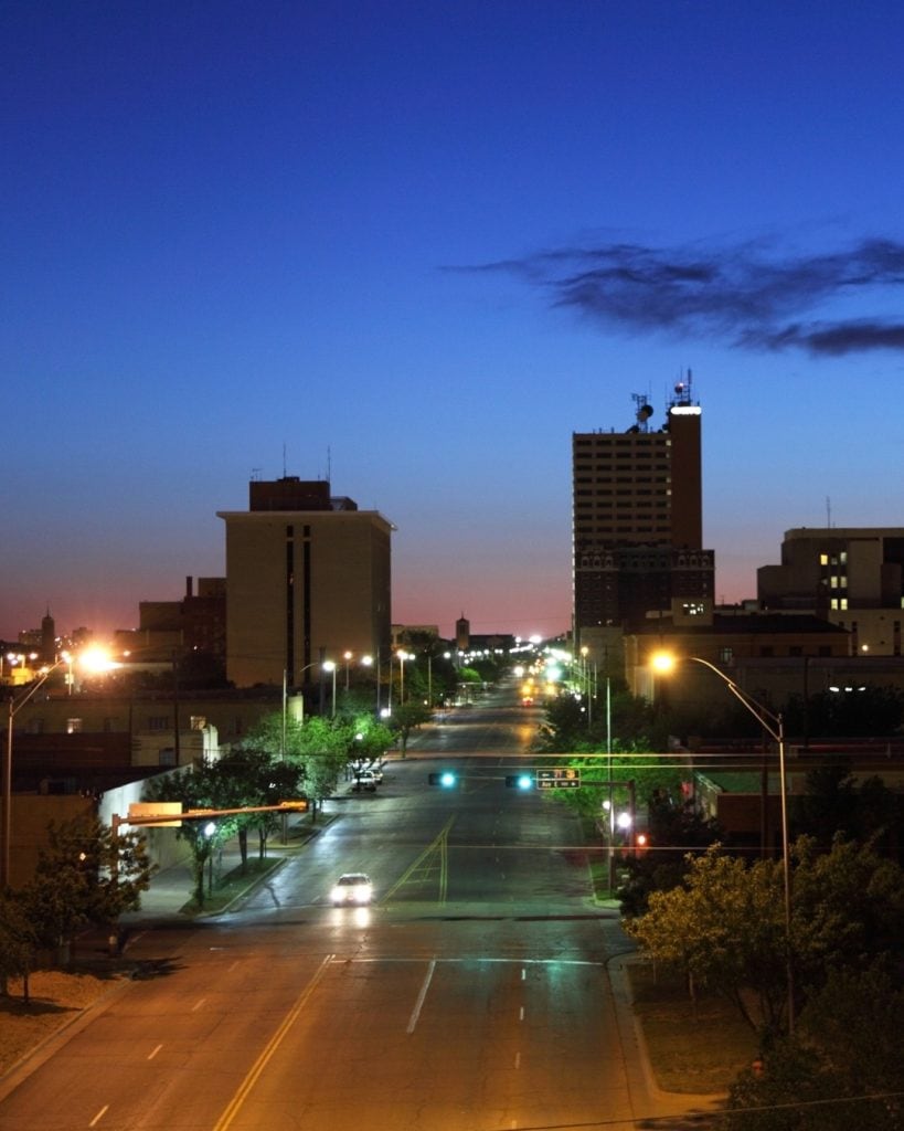 Cityscape of Lubbock — the “Hub City” of the South Plains blending education, agriculture, and West Texas culture. Credit: @belocallubbock