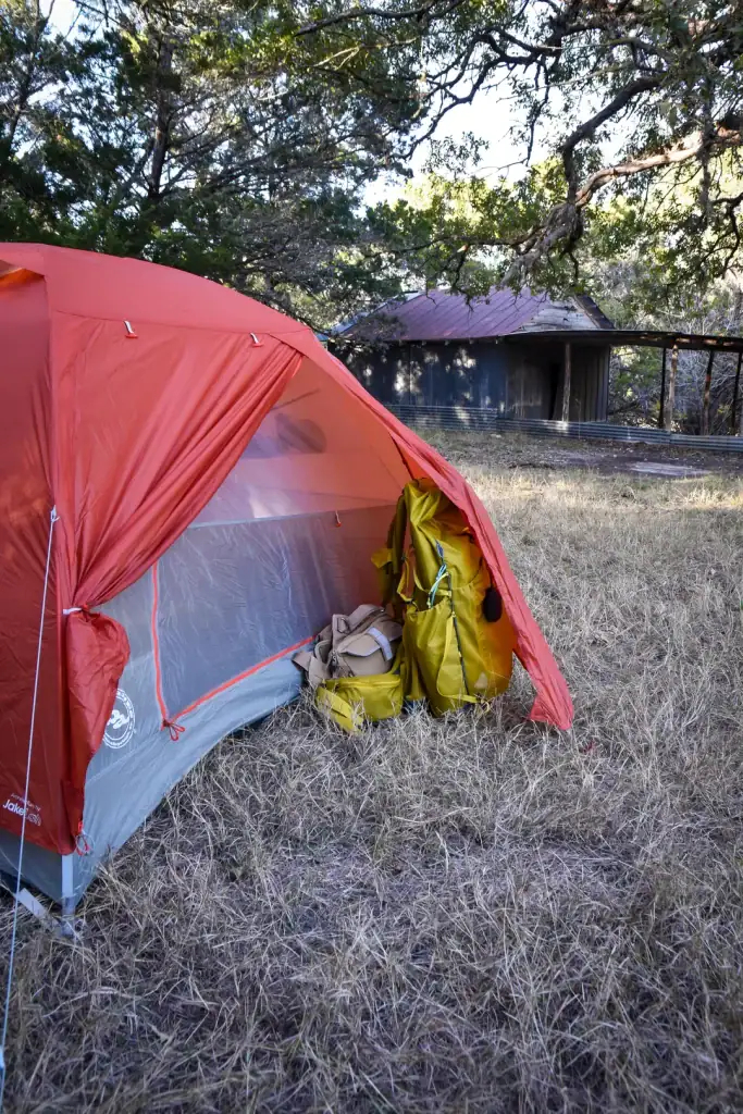 Primitive camping at Hill Country State Natural Area. No hookups, no noise—just you and nature. Credit: u/joeysanchez77 via r/camping