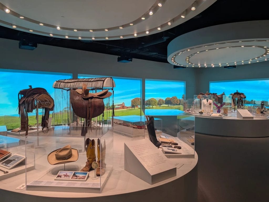 Artifacts and memorabilia tell the story of cowgirls and rodeo culture, preserving their legacy. Credit: Danny Yang