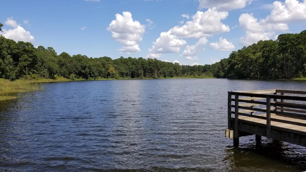Lake Raven at Huntsville State Park offers calm waters perfect for kayaking and peaceful escapes. Credit: john somerandomnumber
