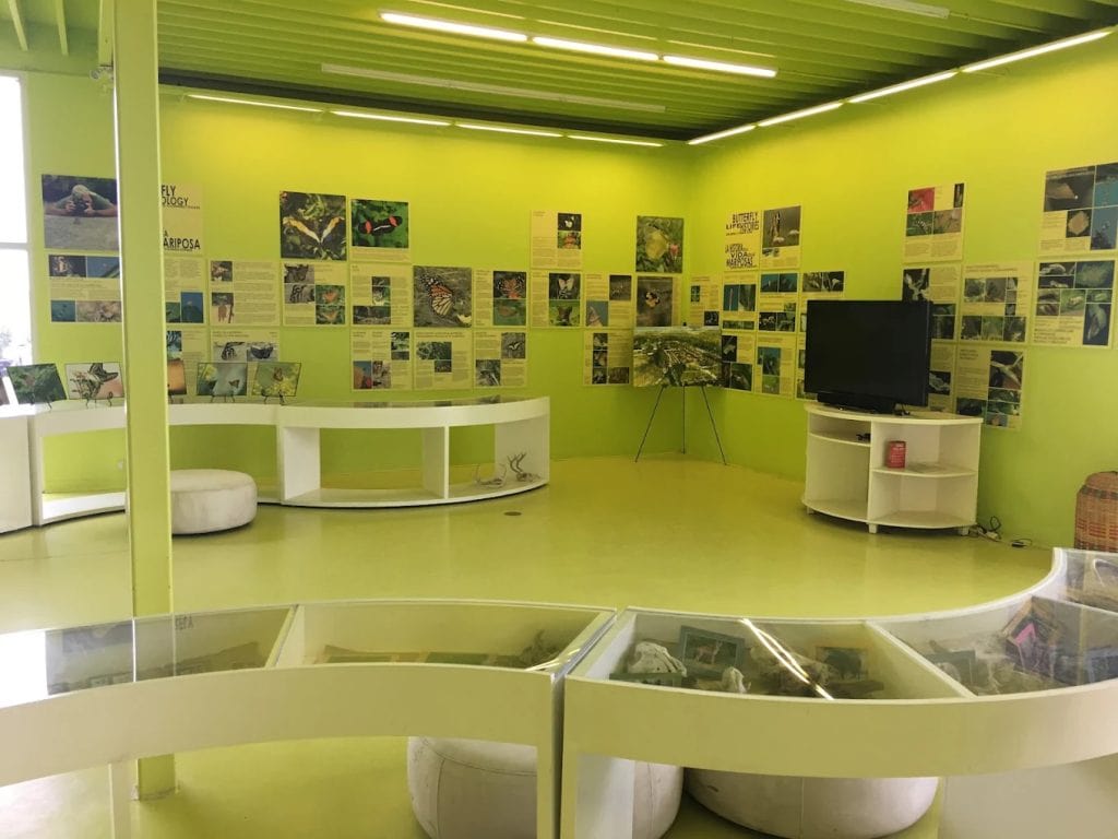 A visitor center that teaches guests more about butterflies and their role in the ecosystem. Credit: Robert Talbot