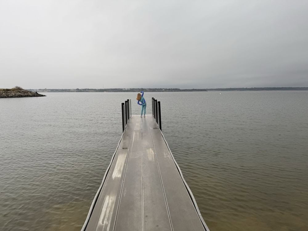 A pier with a small boat launch sits next to campsites, making fishing and boating easy. Credit: Lindsey J.