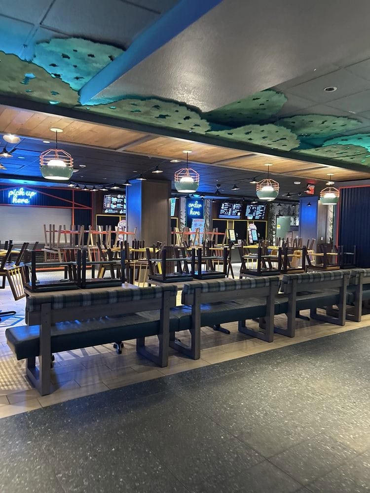 The food court offers a wide variety of choices, ensuring families are well-fed since outside food isn’t allowed. Credit: Ta'Brechi H.