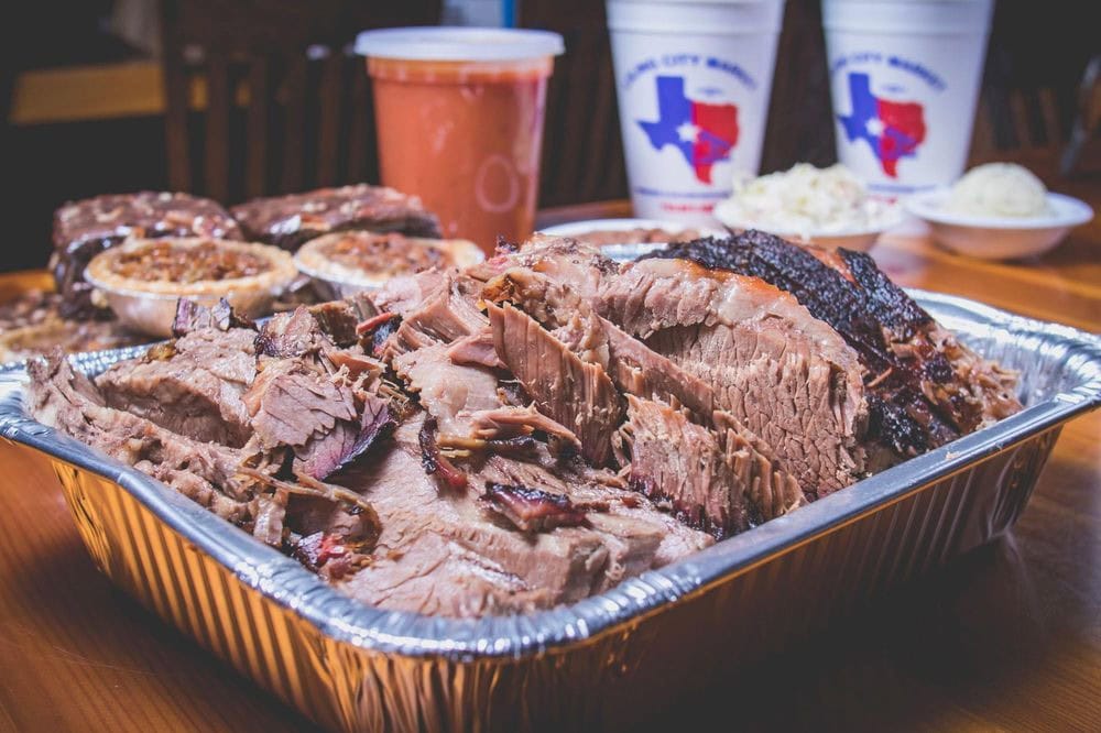 Their brisket melts in your mouth, a true Texas barbecue classic. Credit: Luling City Market