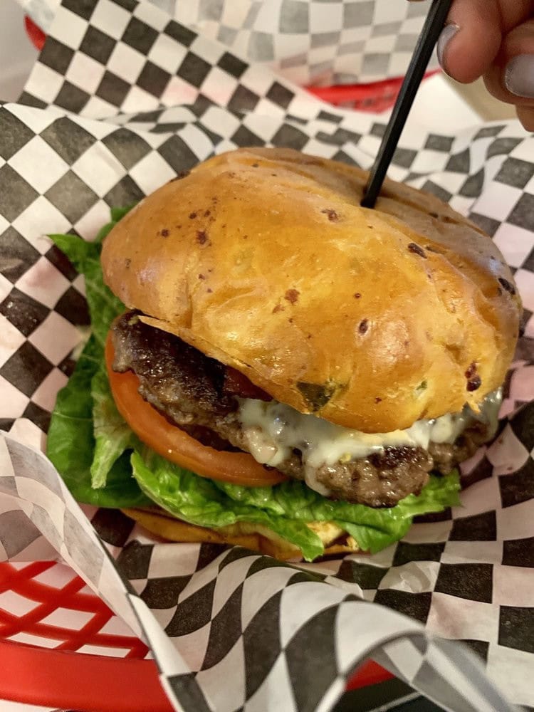 The Spicy Chipotle Burger packs bold flavor, a Stanton’s favorite. Credit: Jennie D.