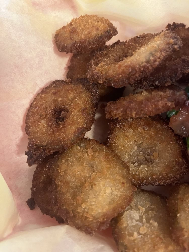 Fried pickles are one of Stanton’s most popular starters, crispy and addictive. Credit: Adrianna T.