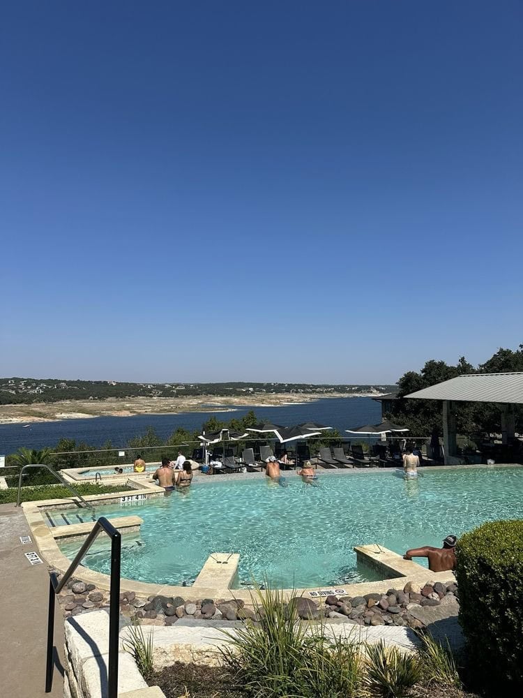 Another view of the pools reveals stunning overlooks of Lake Travis. Credit: Michelle T.